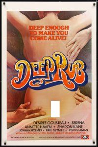 4z251 DEEP RUB 1sh '79 sexy artwork, deep enough to make you come alive!