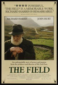 4z306 FIELD 1sh '90 Jim Sheridan directed, cool image of Richard Harris & landscape!