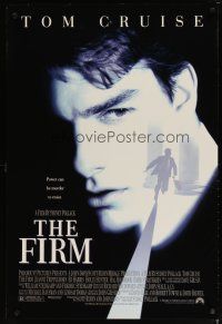 4z311 FIRM 1sh '93 image of Tom Cruise on the run, Sydney Pollack directed, lawyers!