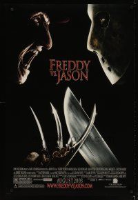 4z322 FREDDY VS JASON advance DS 1sh '03 cool image of horror icons, the ultimate battle!