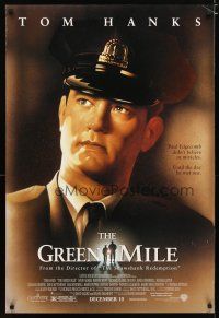 4z361 GREEN MILE advance DS 1sh '99 Tom Hanks, Michael Clarke Duncan, Stephen King fantasy!