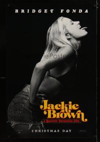 4z439 JACKIE BROWN teaser 1sh '97 Quentin Tarantino, cool image of sexy Bridget Fonda!