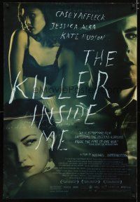 4z451 KILLER INSIDE ME DS 1sh '10 Casey Affleck, Jessica Alba, Kate Hudson!