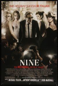 4z562 NINE advance DS 1sh '09 Daniel Day-Lewis, Kate Hudson, sexy Penelope Cruz & Fergie!