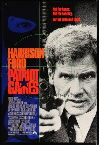 4z585 PATRIOT GAMES int'l 1sh '92 Harrison Ford is Jack Ryan, from Tom Clancy novel!