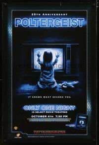 4z598 POLTERGEIST DS video poster R07 Tobe Hooper, classic, they're here, Heather O'Rourke by TV!