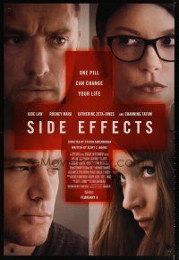 4z670 SIDE EFFECTS advance DS 1sh '13 Jude Law, Rooney Mara, Catherine Zeta-Jones!