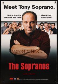 4z684 SOPRANOS TV 1sh '99 the late James Gandolfini as Tony Soprano!