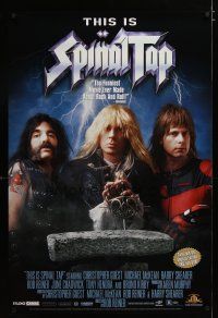 4z757 THIS IS SPINAL TAP video 1sh R00 Rob Reiner heavy metal rock & roll cult classic!