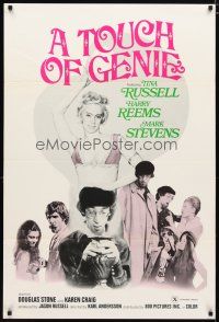4z772 TOUCH OF GENIE 1sh '74 Tina Russell & Harry Reems in I Dream of Jeanie sex parody!
