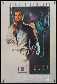 4z794 TWO JAKES int'l 1sh '90 cool full-length art of smoking Jack Nicholson by Rodriguez!