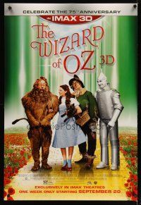 4z834 WIZARD OF OZ PG rating advance DS 1sh R13 Victor Fleming, Judy Garland all-time classic!