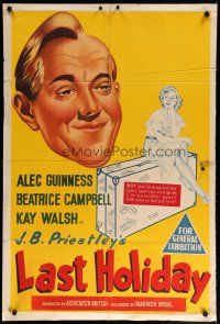 5a526 LAST HOLIDAY Aust 1sh R59 Sir Alec Guinness only has a few months left to live!
