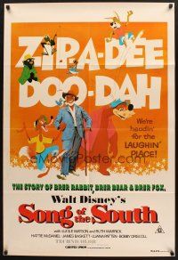 5a548 SONG OF THE SOUTH Aust 1sh R80s Walt Disney, Uncle Remus, Br'er Rabbit & Br'er Bear!