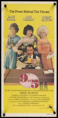 5a561 9 TO 5 Aust daybill '80 Dolly Parton, Jane Fonda & Lily Tomlin w/tied up Dabney Coleman!