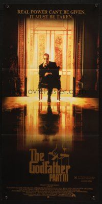 5a666 GODFATHER PART III Aust daybill '90 best image of Al Pacino, Francis Ford Coppola!