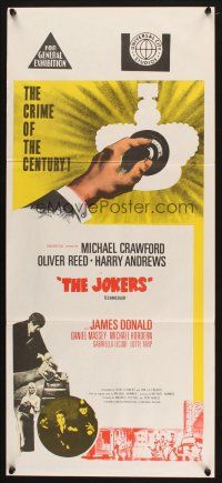 5a710 JOKERS Aust daybill '67 Michael Crawford & Oliver Reed, directed by Michael Winner!