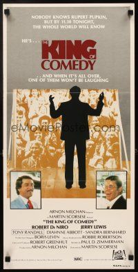 5a719 KING OF COMEDY Aust daybill '83 Robert De Niro, Jerry Lewis, directed by Martin Scorsese!