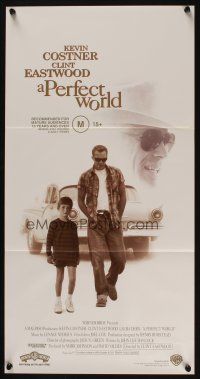5a792 PERFECT WORLD Aust daybill '93 Clint Eastwood, Kevin Costner & T.J. Lowther!
