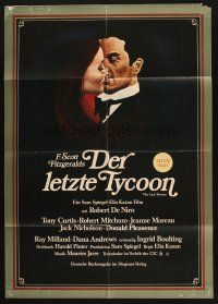 5a379 LAST TYCOON black style German '76 Robert De Niro, Jeanne Moreau, directed by Elia Kazan!