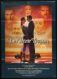 5a378 LAST TYCOON German '76 Robert De Niro, Jeanne Moreau, Landi artwork!
