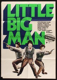5a382 LITTLE BIG MAN green title style German '71 Dustin Hoffman as most neglected hero!