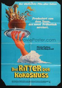 5a402 MONTY PYTHON & THE HOLY GRAIL yellow title style German '76 Terry Gilliam, John Cleese!