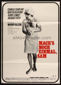 5a415 PLAY IT AGAIN, SAM German '72 Diane Keaton, Jerry Lacy as Bogart, wacky Woody Allen