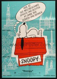 5a439 SNOOPY COME HOME green style German '72 Peanuts, Charlie Brown, great Schulz art of Snoopy!