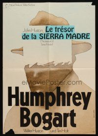 5a305 TREASURE OF THE SIERRA MADRE German 16x23 R66 Humphrey Bogart, Tim Holt & Walter Huston!