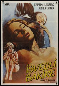 5a145 MAID IN SWEDEN Turkish '71 Dan Wolman sexploitation movie with all Swedish actors!