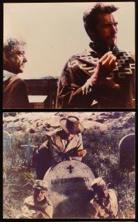 5a011 FISTFUL OF DOLLARS set of 11 color Dutch 8x10 stills '67 Sergio Leone, Clint Eastwood!