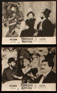 5a044 MOULIN ROUGE set of 28 French LCs '53 Jose Ferrer as Toulouse-Lautrec, Zsa Zsa Gabor!