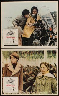 5a037 HAROLD & MAUDE set of 8 Mexican LCs '71 great images of Ruth Gordon & Bud Cort, classic!