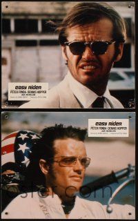 5a041 EASY RIDER set of 4 Swiss LCs '69 biker classic, Dennis Hopper & Peter Fonda!