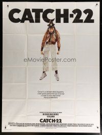 5b251 CATCH 22 French 1p '70 completely different image of Alan Arkin hanging from flight harness!