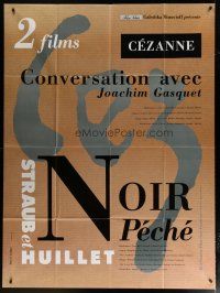 5b252 CEZANNE: CONVERSATION WITH JOACHIM GASQUET/BLACK SIN French 1p '89 Huillet & Straub!
