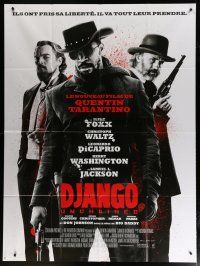 5b283 DJANGO UNCHAINED French 1p '12 Quentin Tarantino, Jamie Foxx, Leonardo DiCaprio