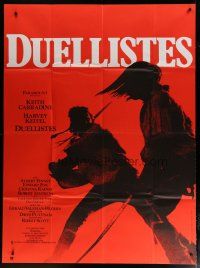 5b285 DUELLISTS French 1p '77 Ridley Scott, Keith Carradine, Harvey Keitel, cool fencing image!