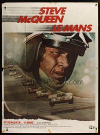 5b359 LE MANS French 1p '71 best completely different image race car driver Steve McQueen!