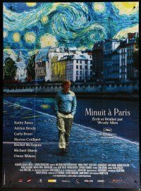 5b378 MIDNIGHT IN PARIS French 1p '11 cool image of Owen Wilson under Van Gogh's Starry Night!