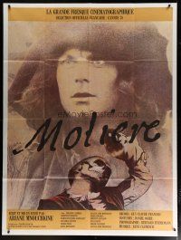 5b382 MOLIERE skull style French 1p '78 great image of Philippe Caubere as Jean-Baptiste Poquelin!