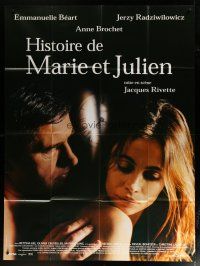 5b474 STORY OF MARIE & JULIEN French 1p '03 sexy c/u of Jerzy Radziwilowicz & Emmanuelle Beart!