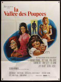 5b501 VALLEY OF THE DOLLS French 1p '67 Sharon Tate, Jacqueline Susann, different Grinsson art!