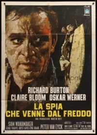 5b101 SPY WHO CAME IN FROM THE COLD Italian 1p '65 Richard Burton, Claire Bloom, different art!