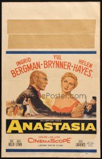 5b527 ANASTASIA WC '56 great romantic close up of Ingrid Bergman & Yul Brynner!