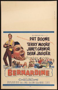 5b553 BERNARDINE WC '57 art of America's new boyfriend Pat Boone is on the screen!