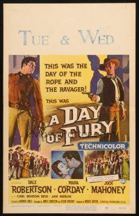 5b600 DAY OF FURY WC '56 Dale Robertson is the last of the Maverick Killers, Mara Corday
