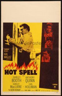 5b681 HOT SPELL WC '58 Shirley Booth, Anthony Quinn, Shirley MacLaine, directed by Daniel Mann!