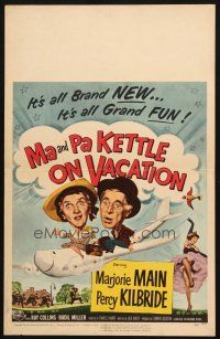 5b738 MA & PA KETTLE ON VACATION WC '53 wacky hillbillies Marjorie Main & Percy Kilbride!